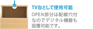 TV台として使用可能