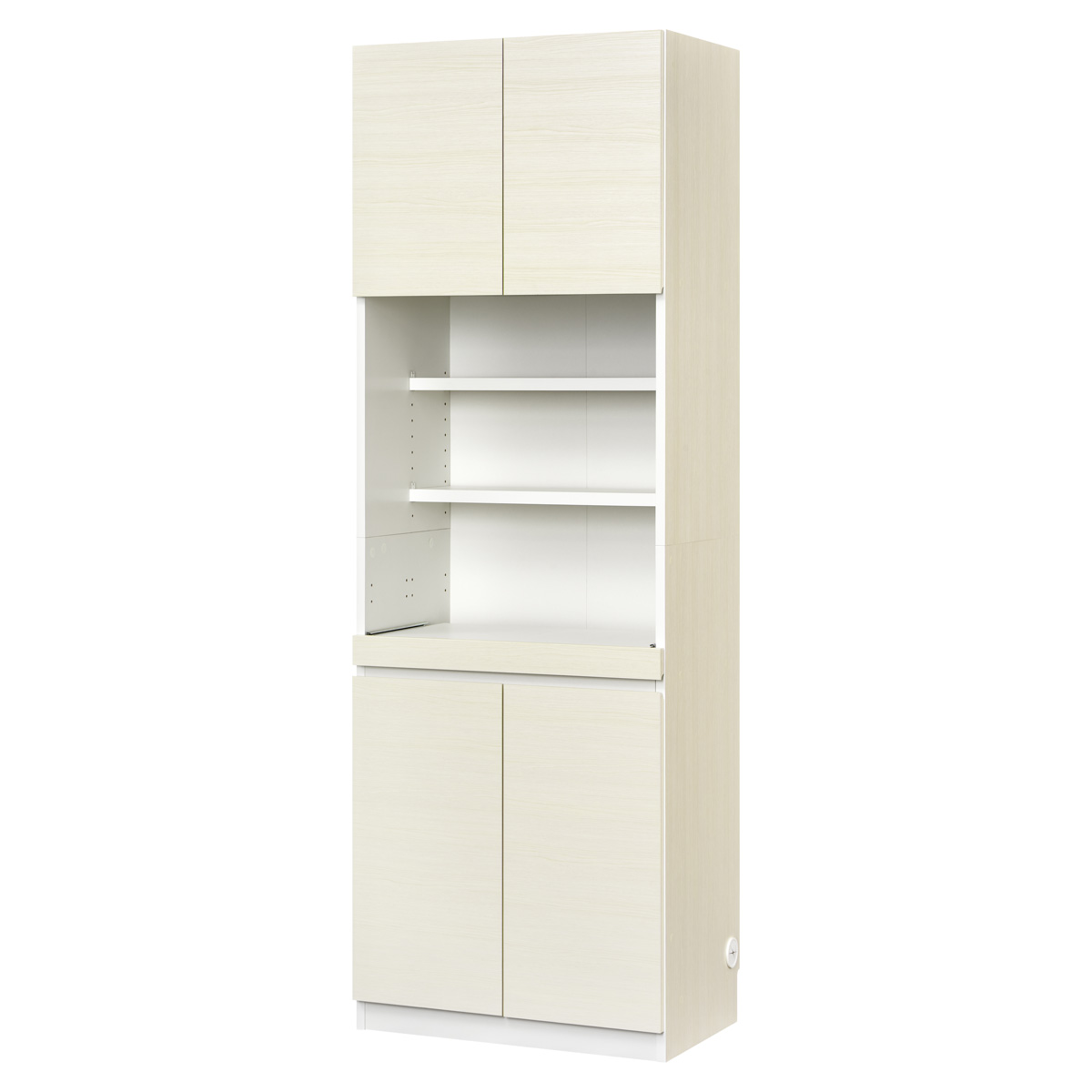 壁面キャビネットデスク　ポルターレリビング2　[P2L-1860DESK WH]