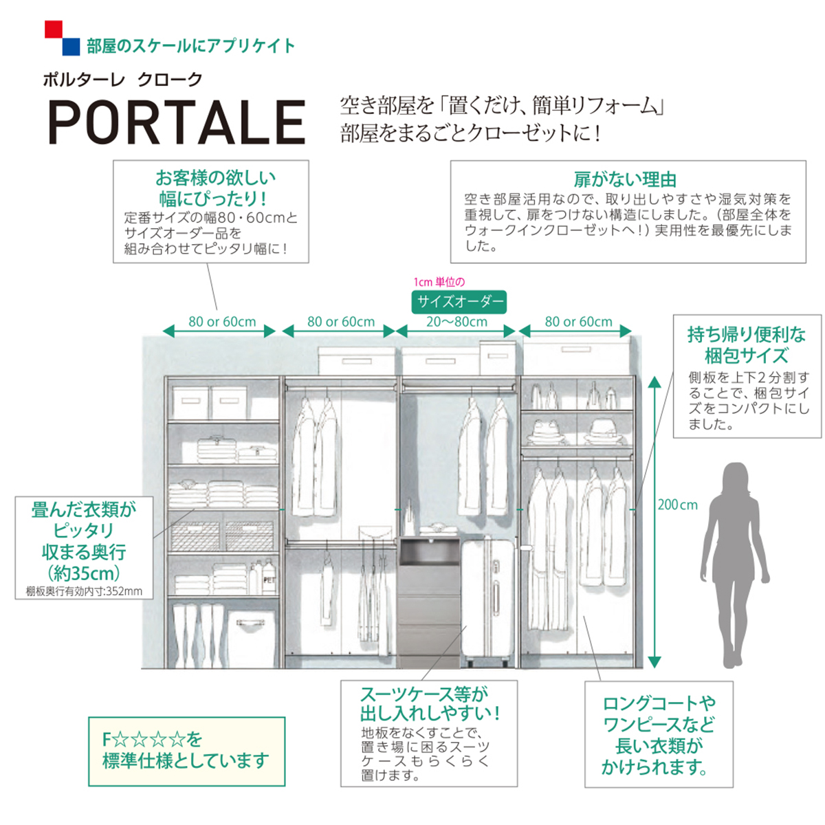 オーダーメイドで幅を選べる連結ハンガーパイプ ポルターレクローク Poc Em10 44bp Wh 幅から44cm 家具インテリアの仕入れ 卸 ドロップシッピング Shirai Business Online