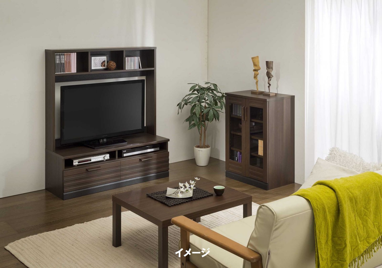 テレビ台 TVボード 和暮 WGR-4090DH 32型 和テイスト 和家具白井産業 